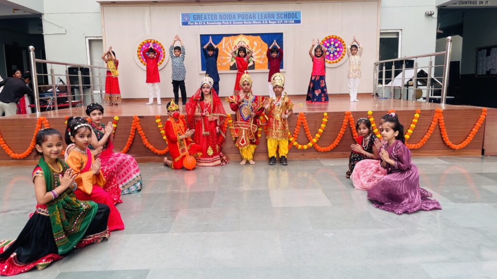 Navratri Celebration at Greater Noida Podar Learn Schoo