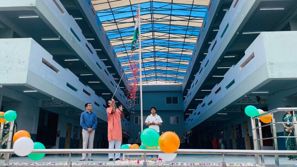 Independence Day at Greater Noida Podar Learn School was a beautiful celebration of the spirit of India—filled with flag hoisting, patriotic songs and dances, inspiring speeches and heartfelt poetry.